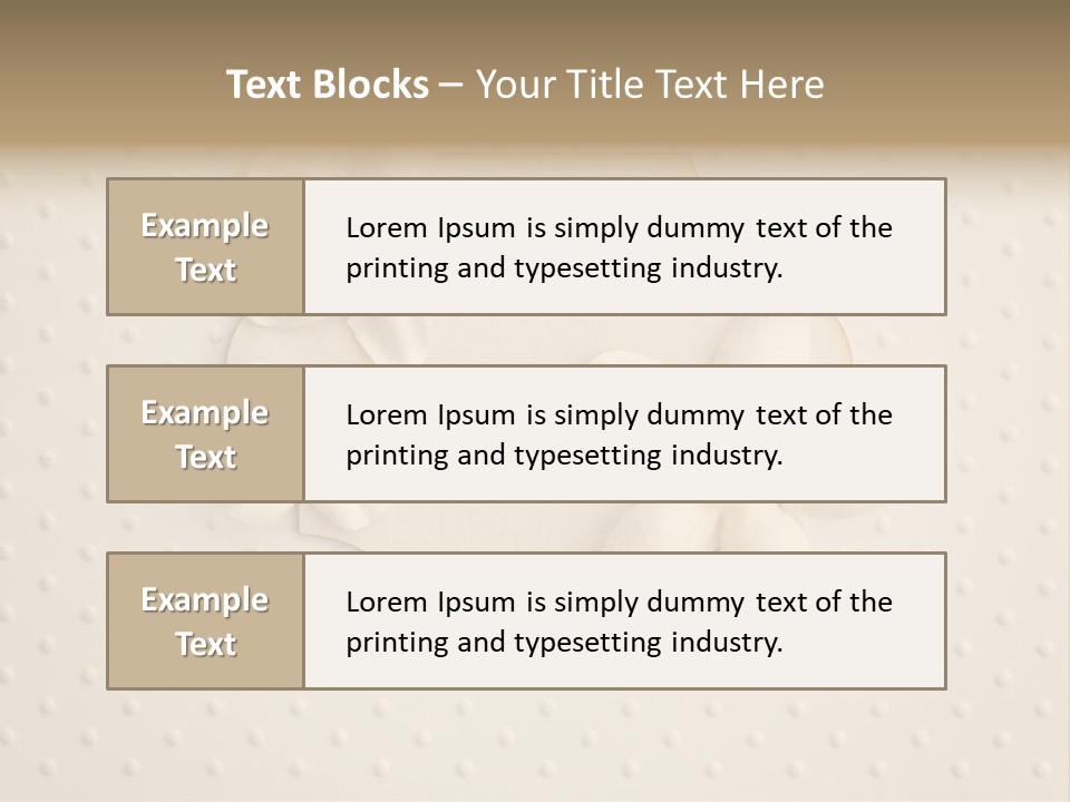 Scrap Booking Leisure Flowers PowerPoint Template