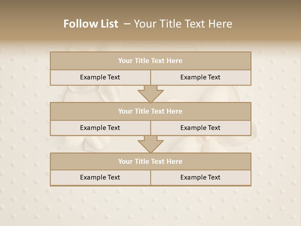 Scrap Booking Leisure Flowers PowerPoint Template