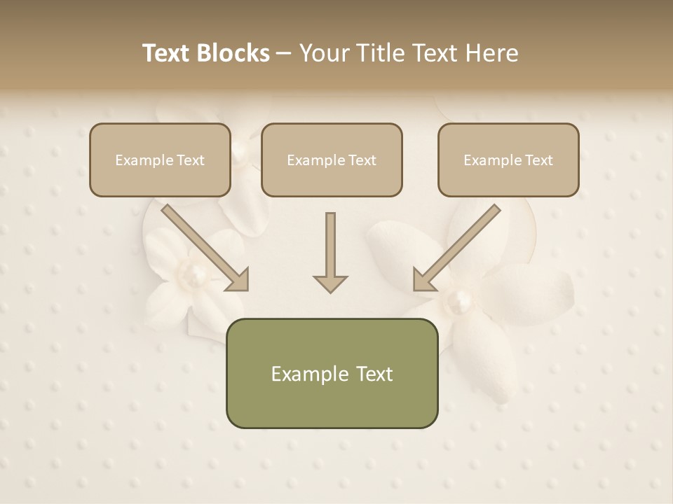 Scrap Booking Leisure Flowers PowerPoint Template