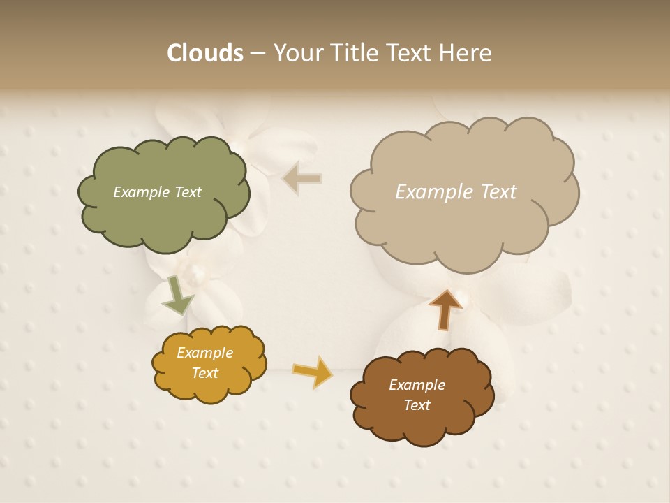 Scrap Booking Leisure Flowers PowerPoint Template