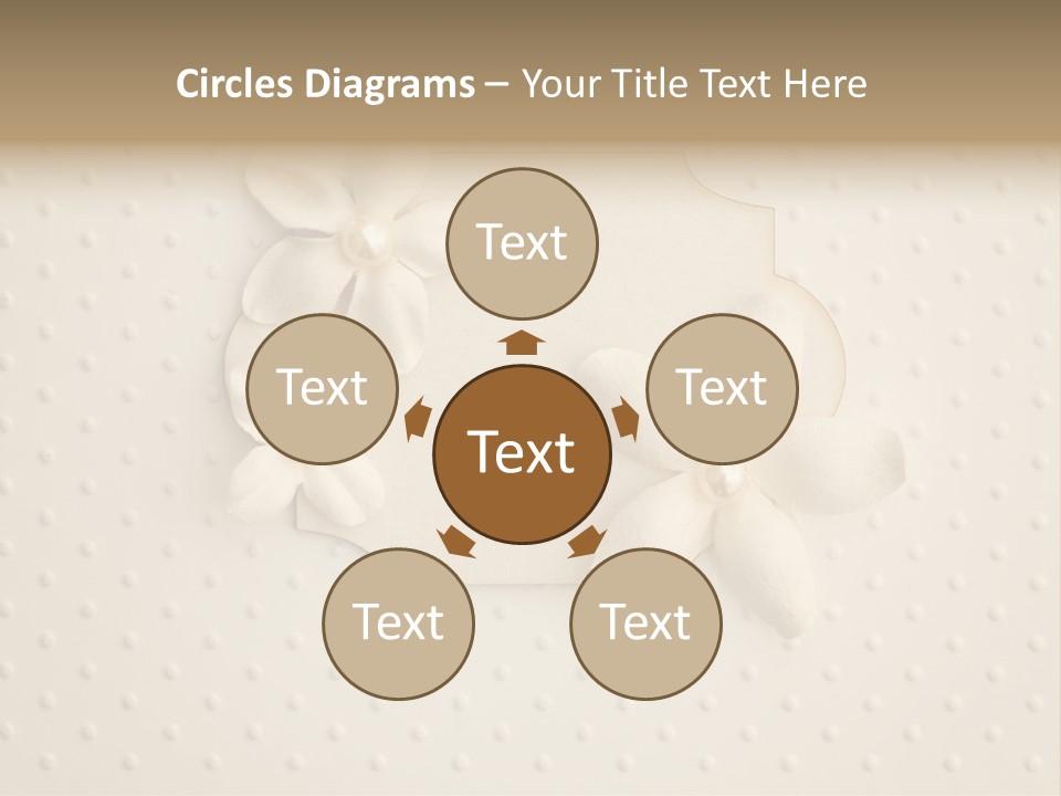 Scrap Booking Leisure Flowers PowerPoint Template