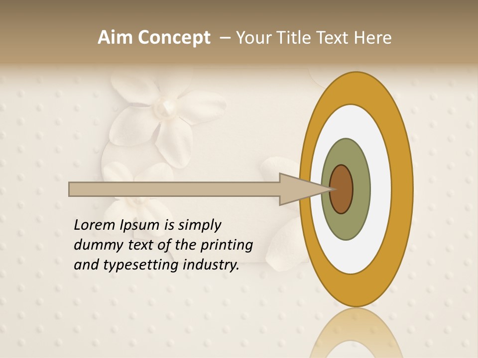 Scrap Booking Leisure Flowers PowerPoint Template