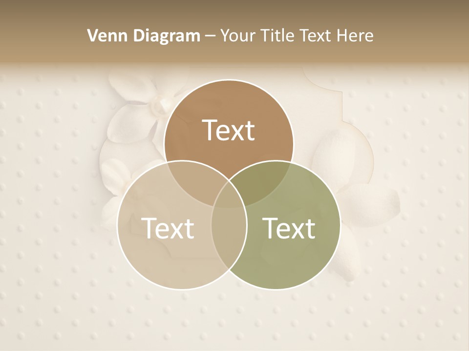 Scrap Booking Leisure Flowers PowerPoint Template