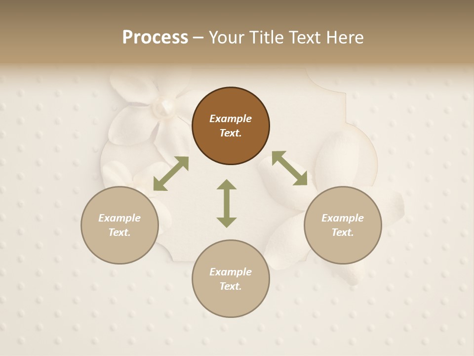 Scrap Booking Leisure Flowers PowerPoint Template