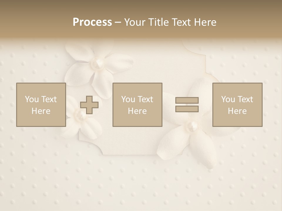 Scrap Booking Leisure Flowers PowerPoint Template
