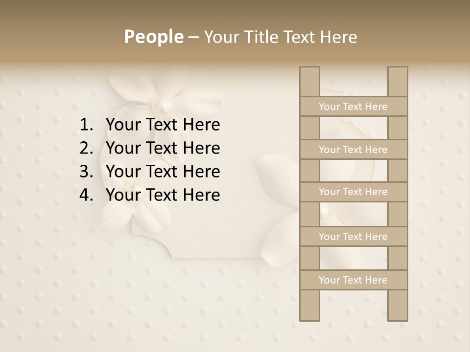 Scrap Booking Leisure Flowers PowerPoint Template