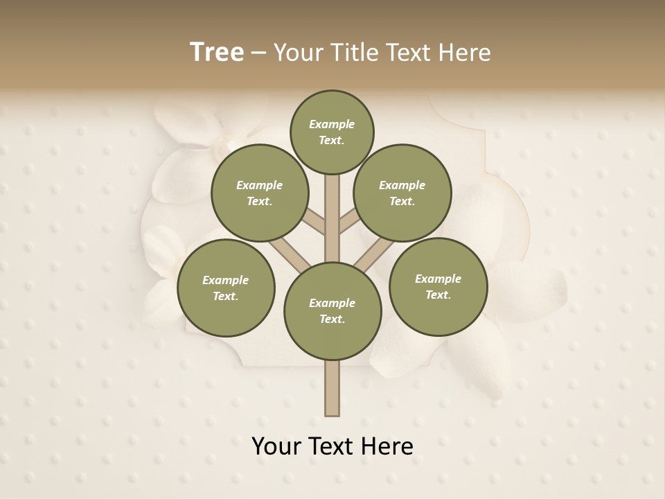 Scrap Booking Leisure Flowers PowerPoint Template