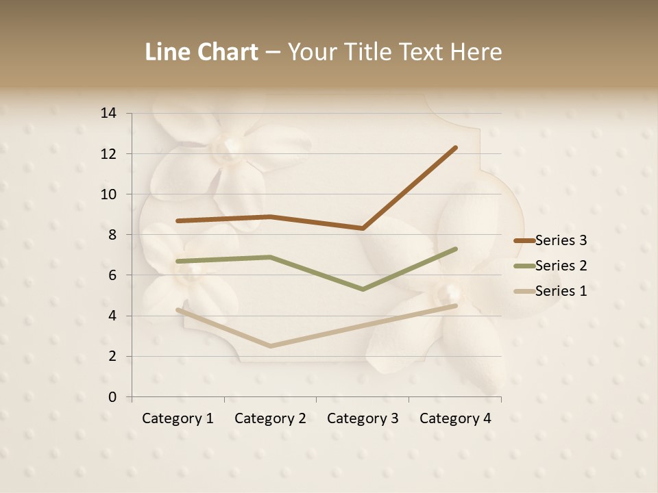 Scrap Booking Leisure Flowers PowerPoint Template