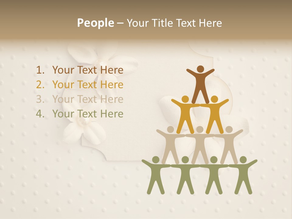 Scrap Booking Leisure Flowers PowerPoint Template