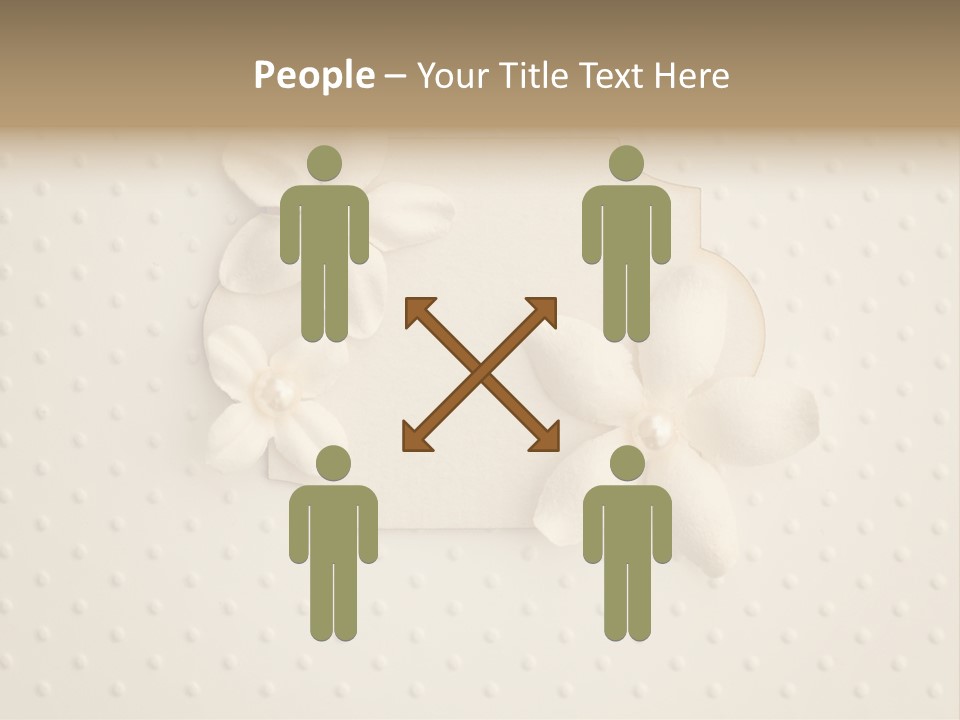 Scrap Booking Leisure Flowers PowerPoint Template