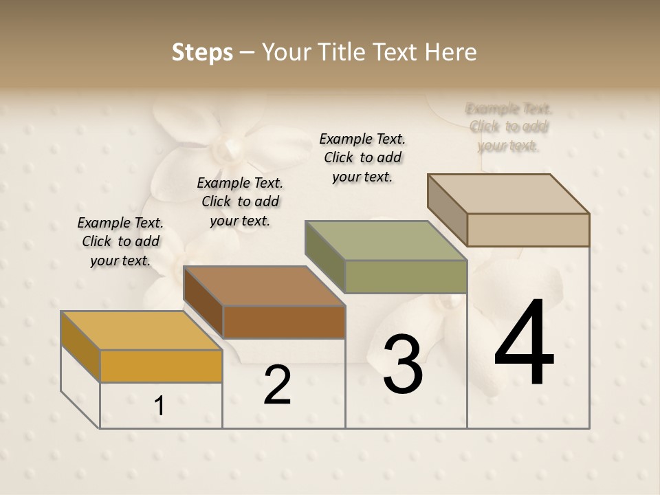 Scrap Booking Leisure Flowers PowerPoint Template