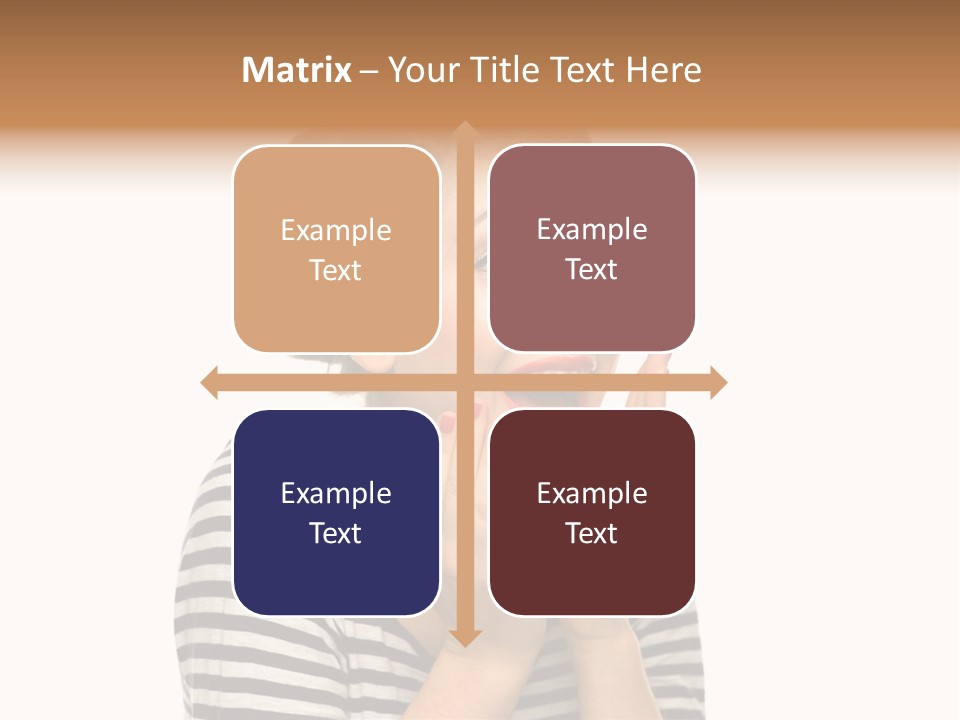 Make Up Fifties Hands PowerPoint Template