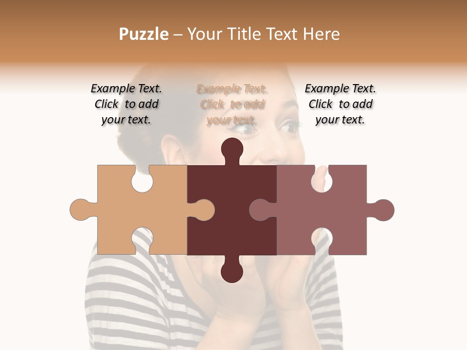 Make Up Fifties Hands PowerPoint Template