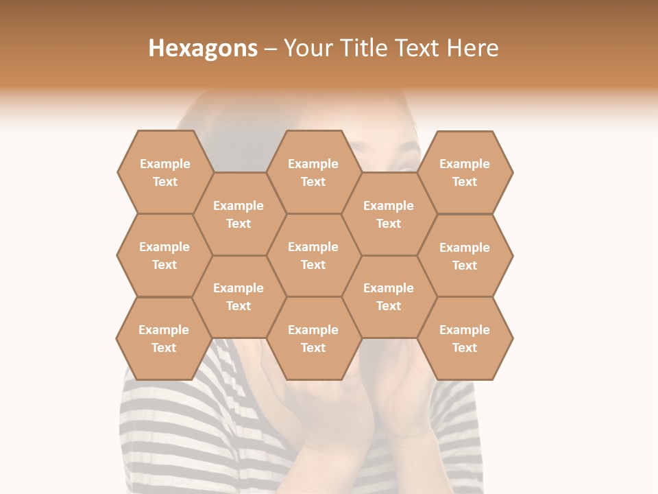 Make Up Fifties Hands PowerPoint Template