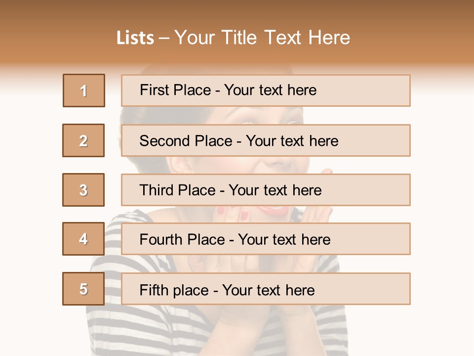 Make Up Fifties Hands PowerPoint Template