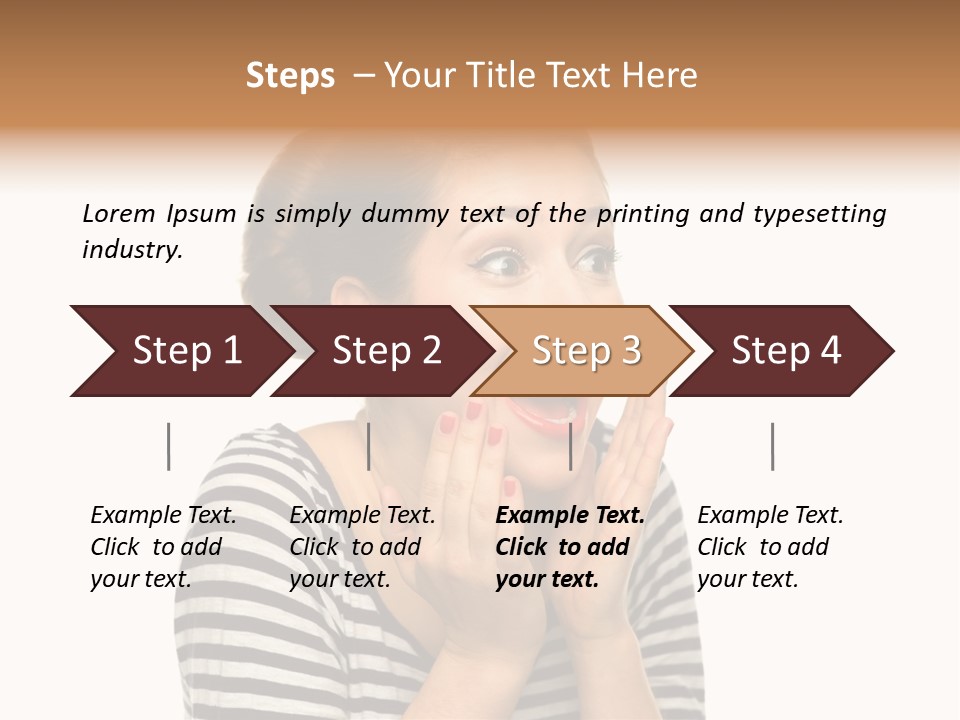 Make Up Fifties Hands PowerPoint Template