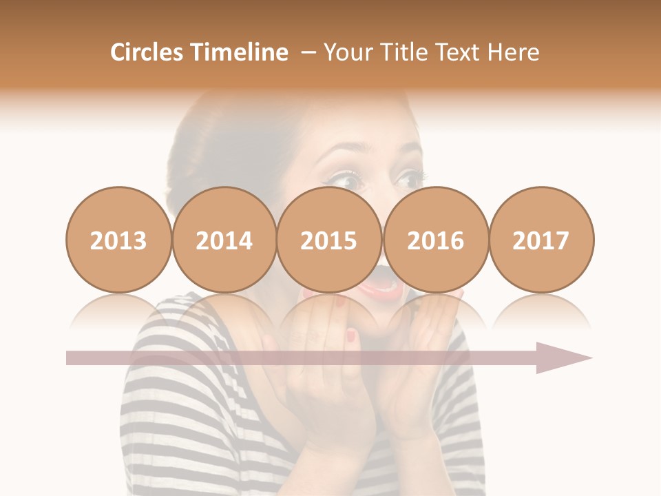 Make Up Fifties Hands PowerPoint Template