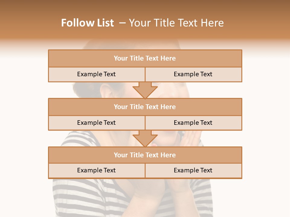 Make Up Fifties Hands PowerPoint Template