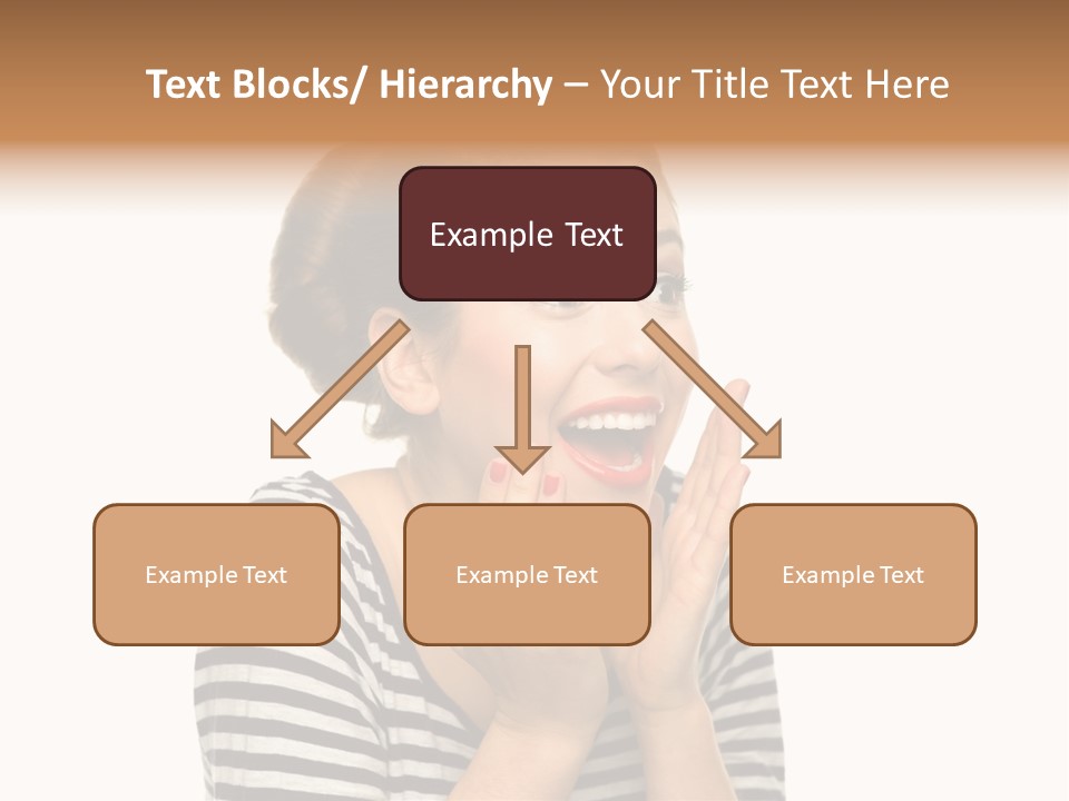 Make Up Fifties Hands PowerPoint Template