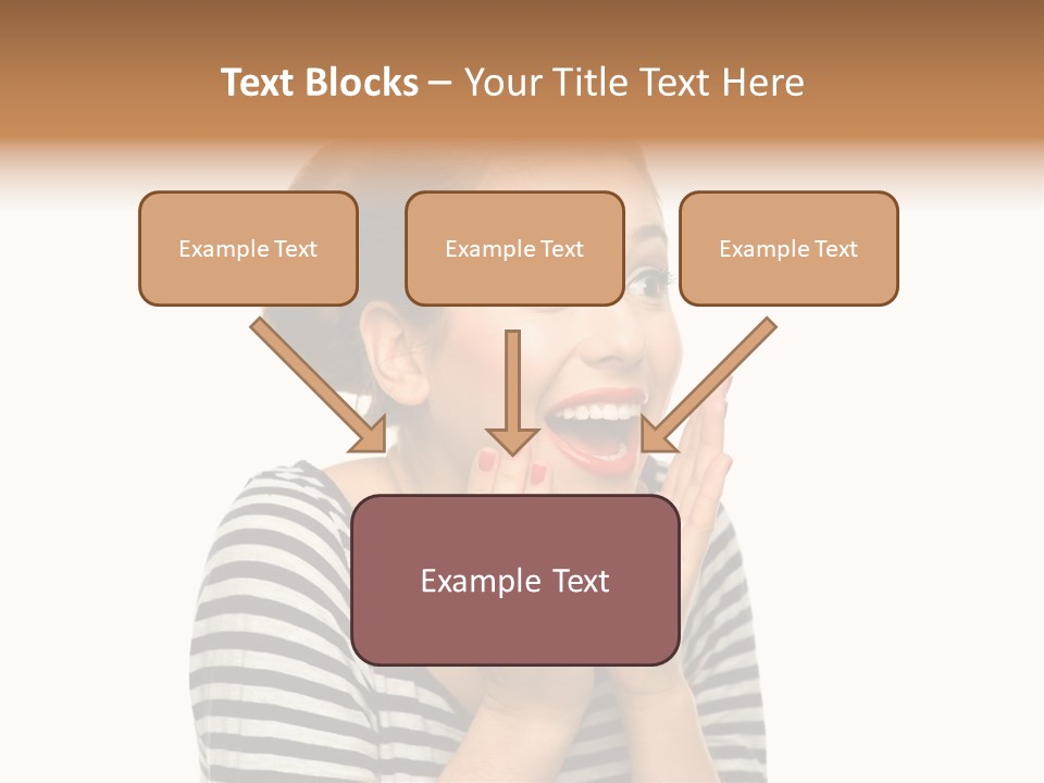 Make Up Fifties Hands PowerPoint Template