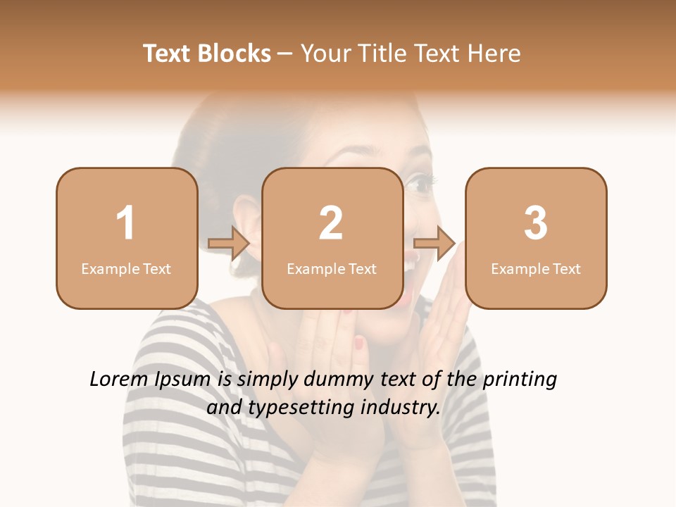 Make Up Fifties Hands PowerPoint Template