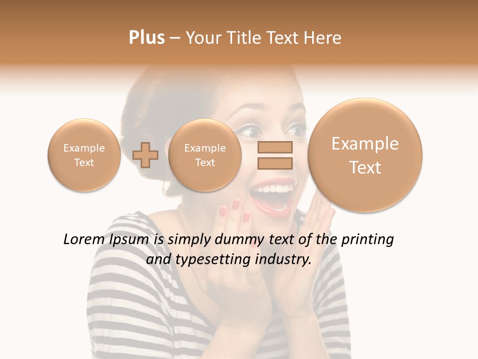 Make Up Fifties Hands PowerPoint Template