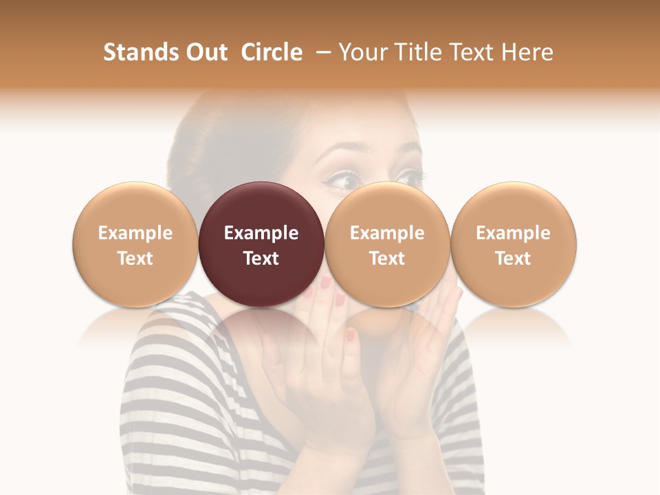 Make Up Fifties Hands PowerPoint Template