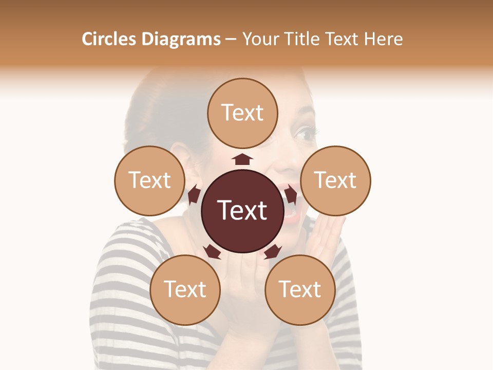 Make Up Fifties Hands PowerPoint Template