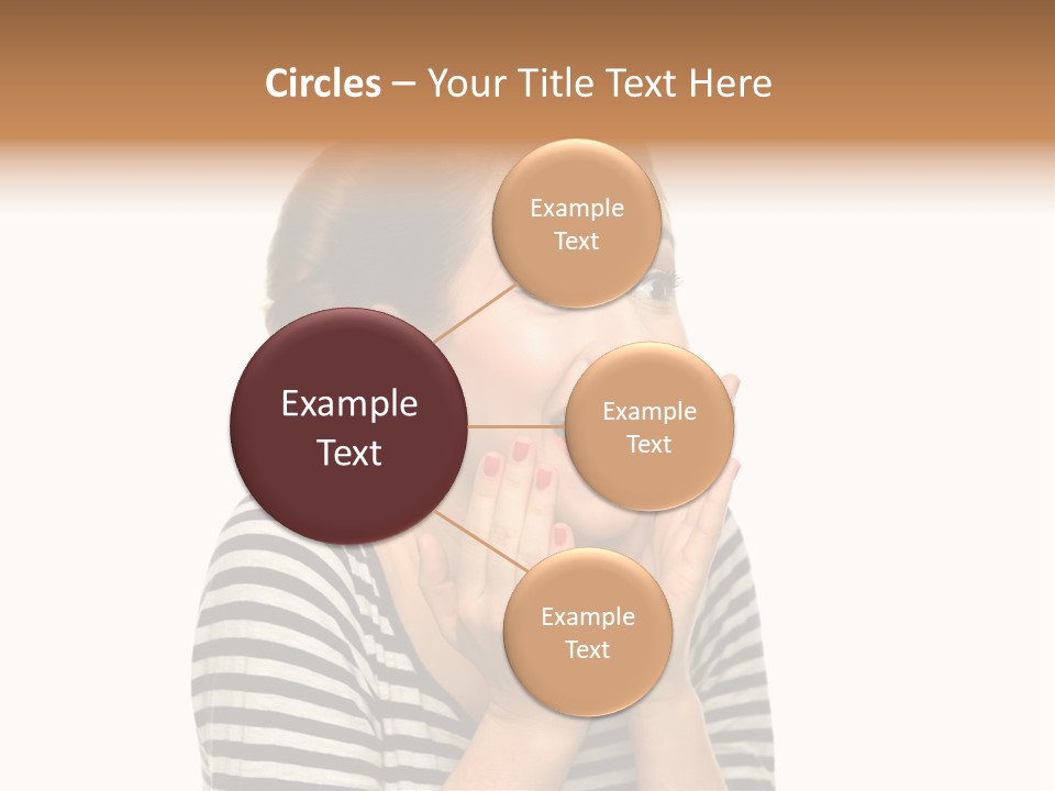 Make Up Fifties Hands PowerPoint Template