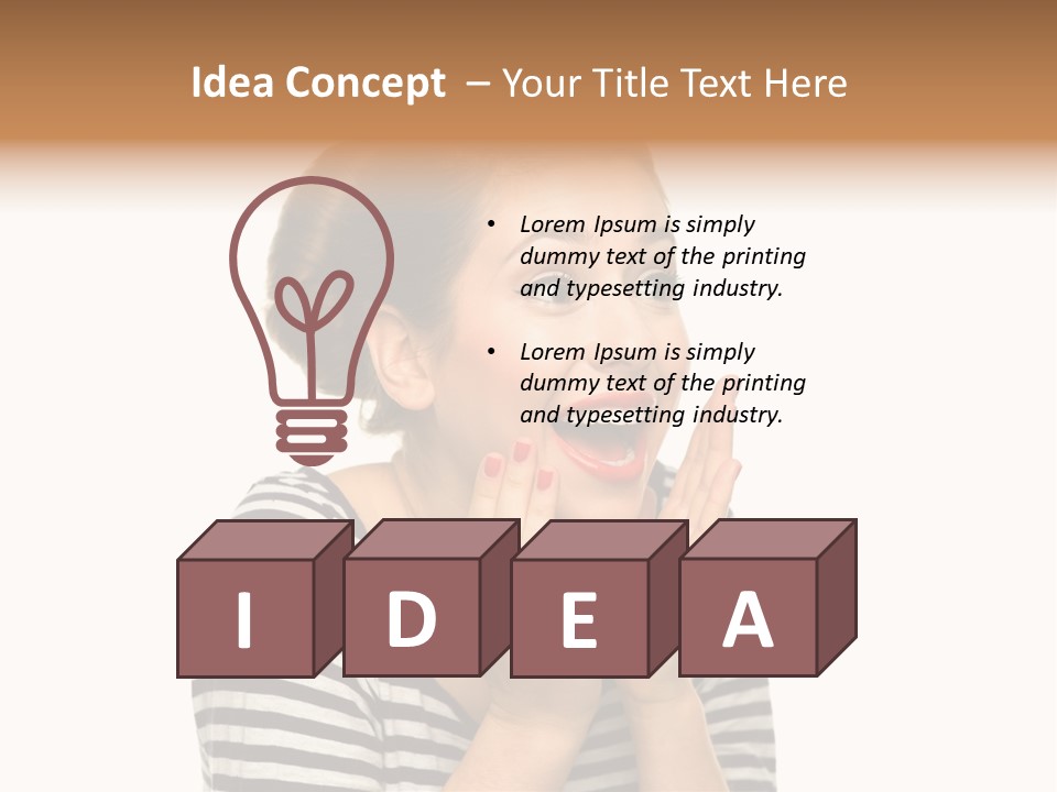 Make Up Fifties Hands PowerPoint Template