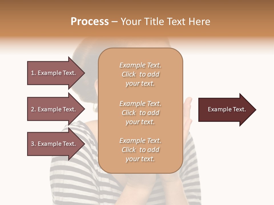 Make Up Fifties Hands PowerPoint Template