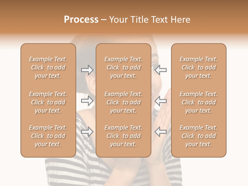 Make Up Fifties Hands PowerPoint Template