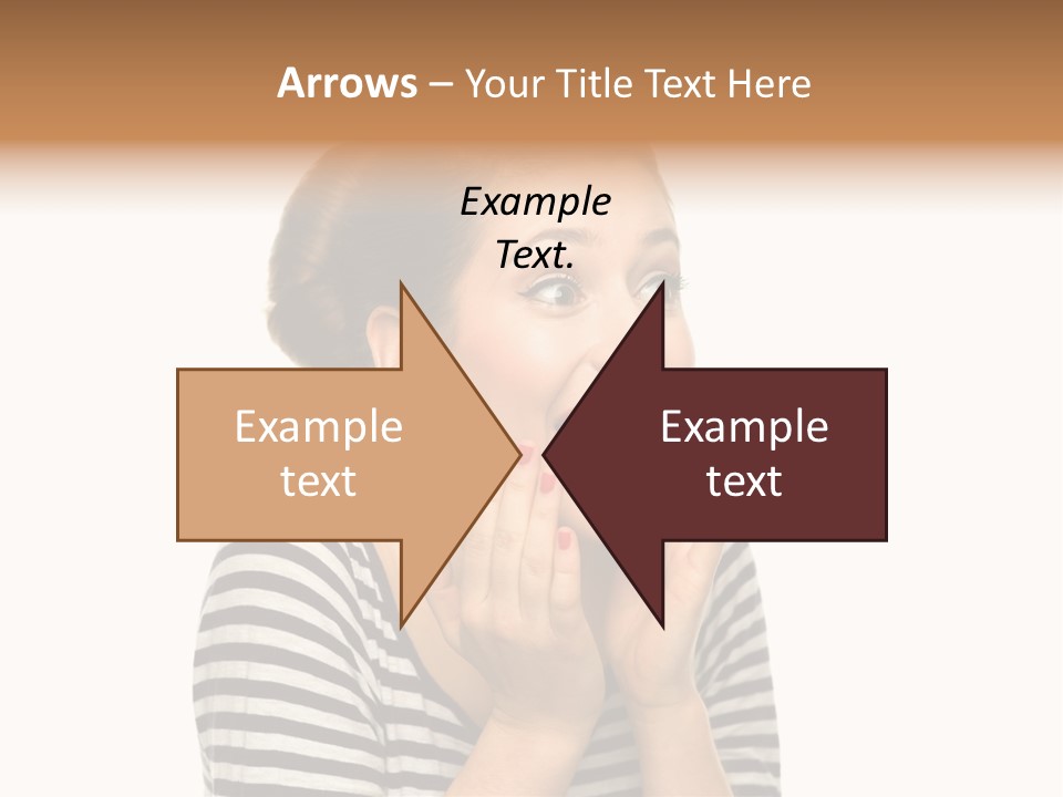 Make Up Fifties Hands PowerPoint Template