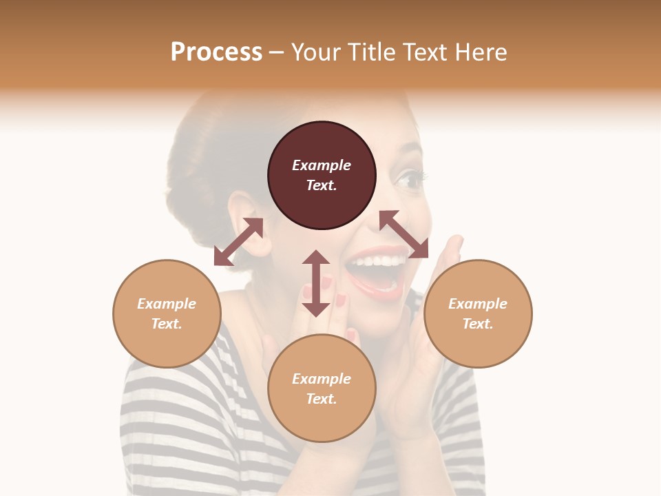 Make Up Fifties Hands PowerPoint Template