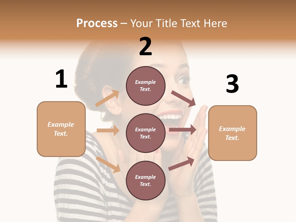 Make Up Fifties Hands PowerPoint Template