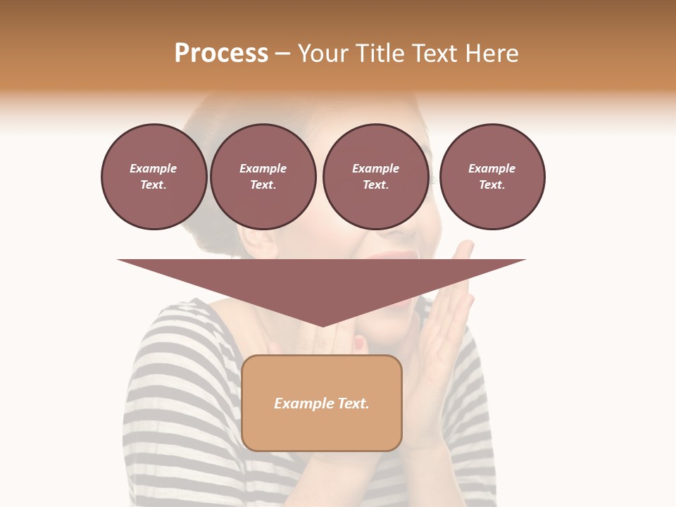 Make Up Fifties Hands PowerPoint Template