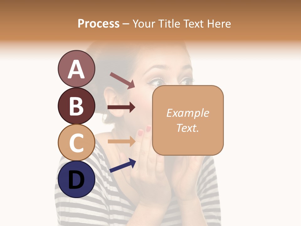 Make Up Fifties Hands PowerPoint Template