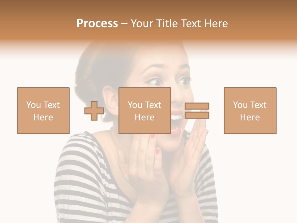 Make Up Fifties Hands PowerPoint Template