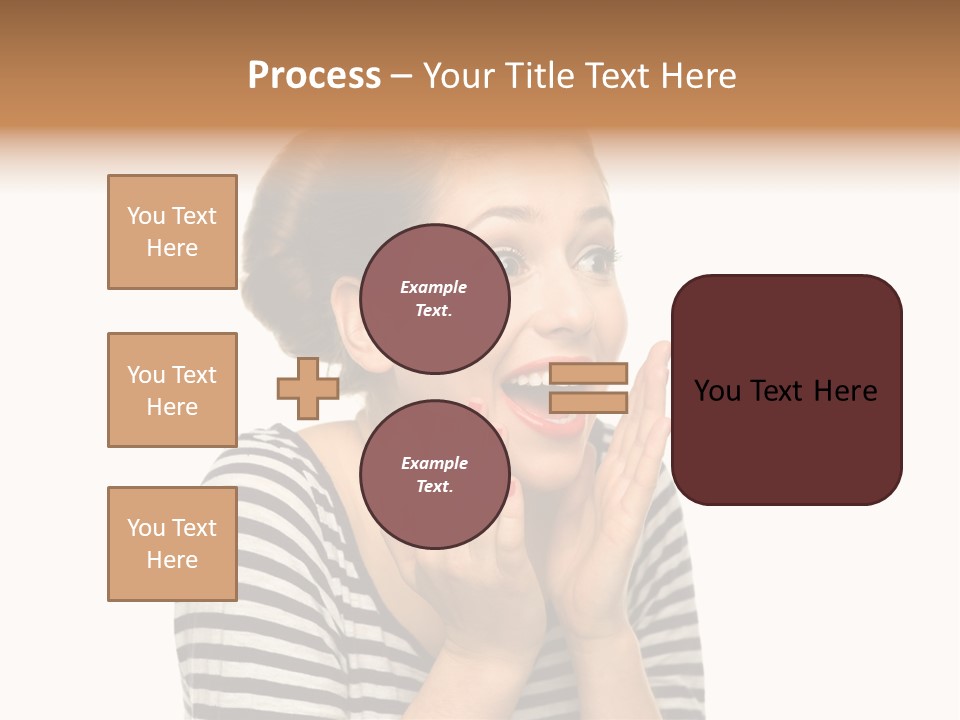 Make Up Fifties Hands PowerPoint Template
