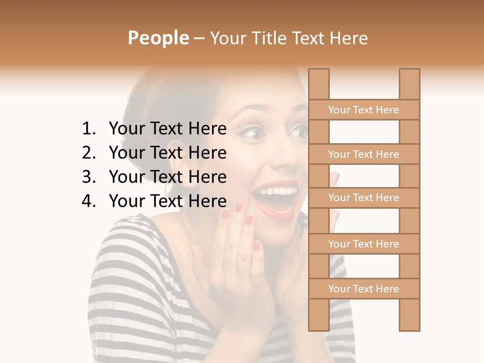 Make Up Fifties Hands PowerPoint Template