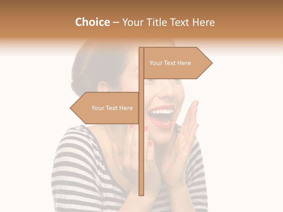 Make Up Fifties Hands PowerPoint Template