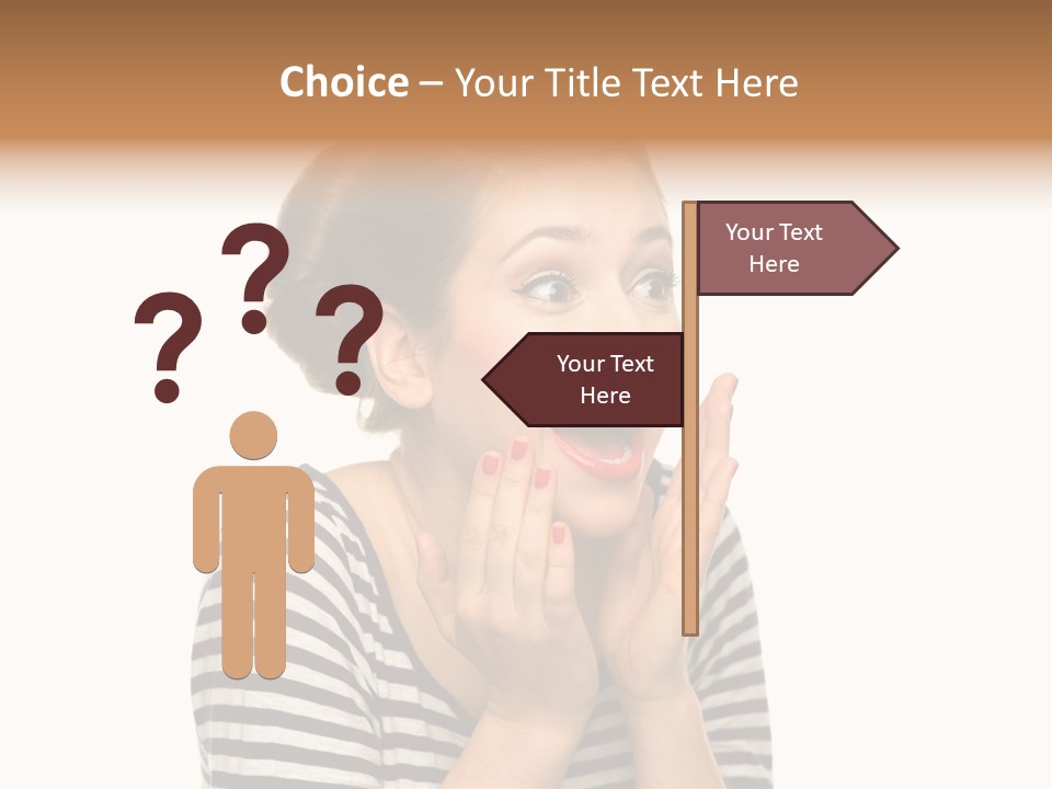 Make Up Fifties Hands PowerPoint Template