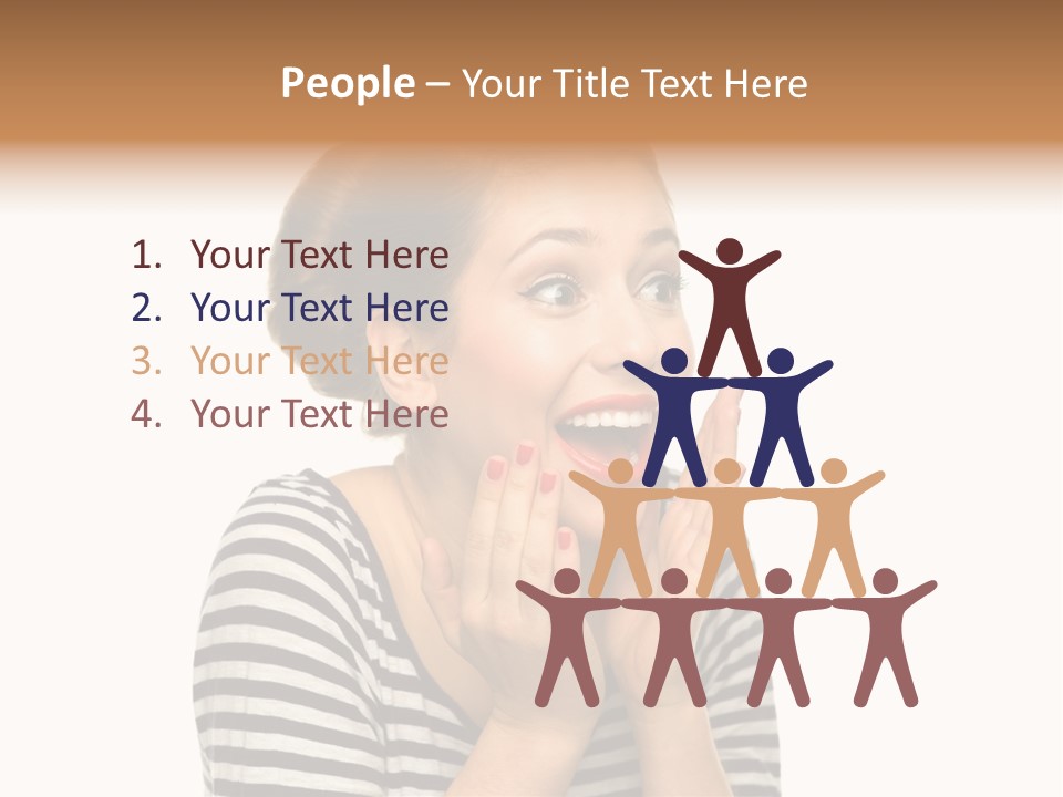 Make Up Fifties Hands PowerPoint Template