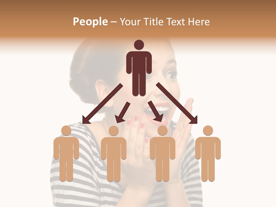 Make Up Fifties Hands PowerPoint Template