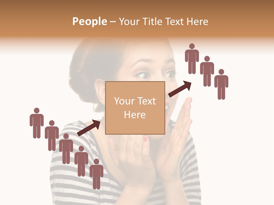 Make Up Fifties Hands PowerPoint Template