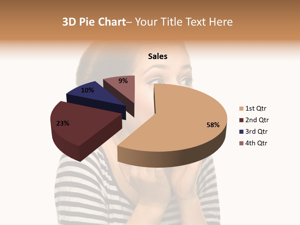 Make Up Fifties Hands PowerPoint Template