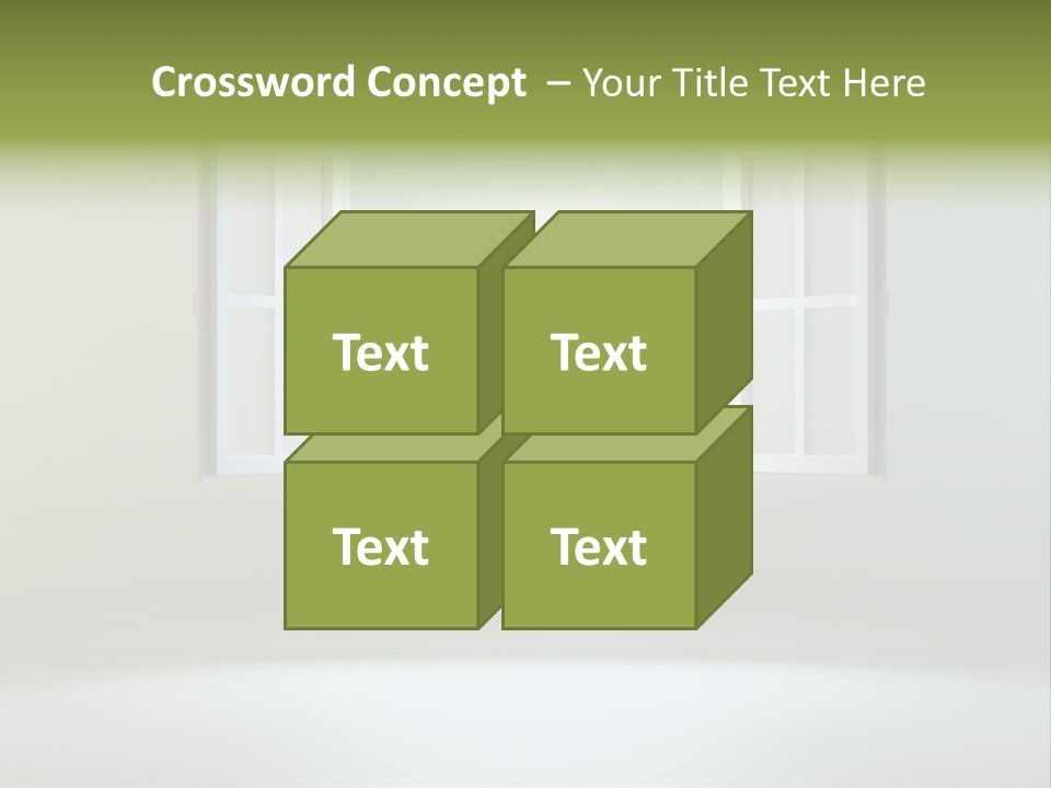 Meadow White Clouds PowerPoint Template