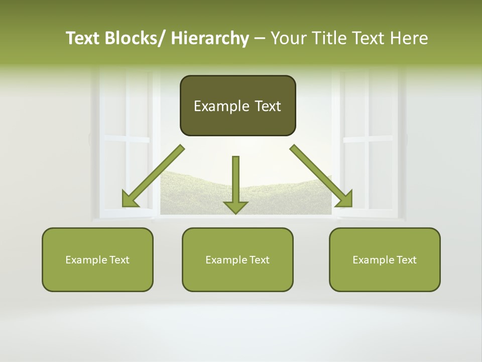 Meadow White Clouds PowerPoint Template