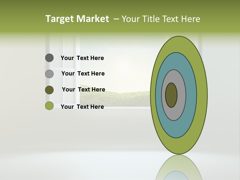 Meadow White Clouds PowerPoint Template