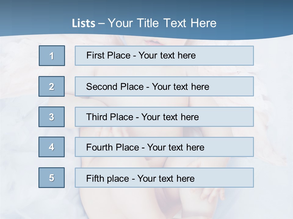 Born Baby Daughter PowerPoint Template